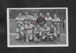 FOOTBALL CARTE PHOTO D UNE EQUIPE DE FOOT ?? SOUVENR D ARGENTAN LUCIEN : - Chemin De Fer