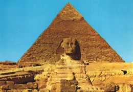 GIZA, SPHINX, PYRAMID OF KHAFRE, EGYPT - Gizeh