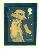 Great Britain 2023 Harry Potter Dobby The House-Elf 1st From Fan Sheet Self-adhesive MNH - Ohne Zuordnung