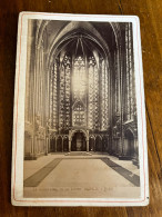 Paris 1er * La Ste Chapelle , Le Reliquaire * Photo CDV Cabinet Albuminée Circa 1860/1890 * Photographe - District 01