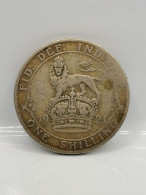 1 SHILLING ARGENT 1921 GEORGE V ROYAUME UNI / UNITED KINGDOM SILVER / USURE - I. 1 Shilling