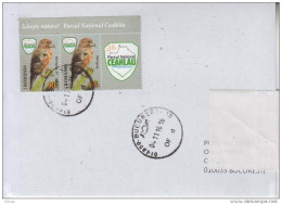 ROMANIA : PROTECTED AREA - BIRD, 2 Stamps + Vignette On Circulated Cover #409897387 - Registered Shipping! - Oblitérés