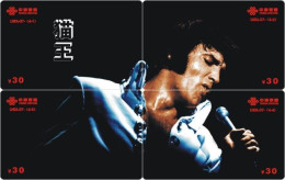 M14002 China Phone Cards Elvis Presley Puzzle 92pcs - Muziek