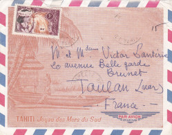 Enveloppe Tahiti  1985 - Tahití