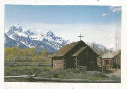 Cp, Etats Unis, WY, Wyoming, Jackson, The Episcopal Chapel Of The Transfiguration, Vierge - Autres & Non Classés