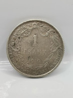 1 FRANK ARGENT 1910 ALBERT 1er EN NEERLANDAIS BELGIQUE / BELGIUM SILVER - 1 Franco