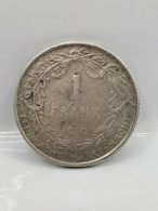 1 FRANK ARGENT 1910 ALBERT 1er EN NEERLANDAIS BELGIQUE / BELGIUM SILVER - 1 Franc
