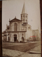 Photo 1880's Basilique St Saint Amable RIOM (63) Tirage Albuminé Albumen Print Vintage Art - Orte