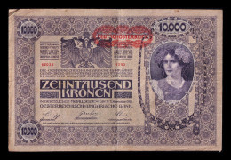 Austria 10000 Kronen 1918 (1919) Pick 65 - Oesterreich