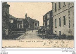 ATHUS ..-- Eglise Et Patronnage . 1904 Vers BRUXELLES ( Mr F. PUISSANT ) . Voir Verso . - Aubange