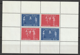 Suriname NVPH 418 Blok Kinderzegels 1964 MNH Postfris - Suriname ... - 1975