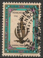 UNO Wien 1988 MiNr.87 Gest. 40.Jahrestag Erklärung Der Menschenrechte ( 2604) - Gebraucht