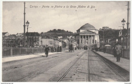 TORINO - PONTE IN PIETRA E LA GRAN MADRE DI DIO - TRAM -45569- - Pontes