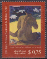 Art, Peinture - ARGENTINE - Paul Gauguin - Vahiné No Te Miti - N° 1948 ** - 1996 - Unused Stamps