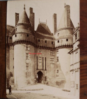 Photo 1880's Château De Langeais Indre Et Loire Tirage Albuminé Albumen Print Vintage Art - Orte