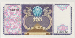 Uzbekistan Banconota Da 100 Sum Anno 1994 Pick # 79 FDS - Uzbekistán