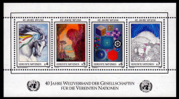 Action !! SALE !! 50 % OFF !! ⁕ United Nations UN 1986 ⁕ 40th WFUNA Mi.64-67 ⁕ MNH Block 3 - Unused Stamps
