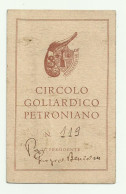 CIRCOLO GOLIARDICO PETRONIANO  - Zonder Classificatie
