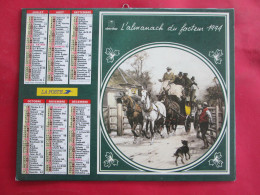 CALENDRIER ALMANACH 1994 OBERTHUR CALECHE VINTAGE - Grossformat : 1991-00