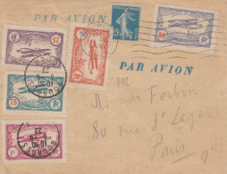 Enveloppe   FRANCE   Meeting  De  BOURGES   Vignette  Valeurs  En  Francs   1922 - Aviation