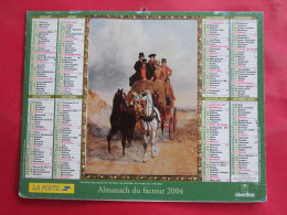 CALENDRIER ALMANACH 2004 OBERTHUR THE ROYAL MAIL COACH ON THE ROAD BREAKING COVER-ALKEN - Grand Format : 2001-...