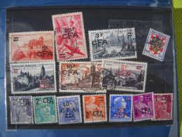 T 259 Lot De Timbres  SURCHARGE CFA   LA REUNION   (14 Timbres) - Used Stamps