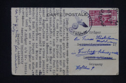 LIBAN - Carte De Correspondance De Beyrouth Pour L'Allemagne En 1940 Avec Contrôle Allemand - L 147964 - Cartas & Documentos