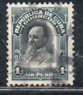 CUBA 1910 CARLO ROLOFF 1p USADO USED USATO OBLITERE' - Used Stamps