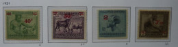 Belgian Congo Belge - 1930  : N°  159 à 161A  **/*/(*).   - Cote: 62,00€ - Unused Stamps