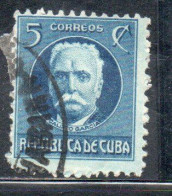 CUBA 1917 1918 CALIXTO GARCIA 5c USADO USED USATO OBLITERE' - Usados