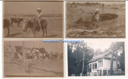 Lot De 4 Photographies Anciennes Pornichet Août 1935 - Plaatsen