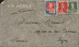 ARGENTINE AFFRANCHISSEMENT COMPOSE SUR LETTRE AVION  POUR LA FRANCE 1967 - Storia Postale