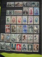 T 264 LOT TIMBRES FRANCE Compris Entre  N° 1054  Et 1106 Environ **  Années 1956 1957  ( 2 Ou 3 Avec * ) - Neufs