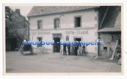 Photographie Ancienne Café Restaurant BOIVIN-ERAGNE En 1948 Vers Le Mont Dore Puy De Dôme Auvergne (63) - Plaatsen