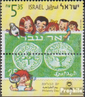 Israel 1525 Mit Tab (kompl.Ausg.) Postfrisch 1999 Tag Der Briefmarke - Unused Stamps (with Tabs)