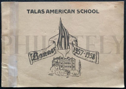 TALAS AMERICAN SCHOOL FOR BOYS - "BANNER 1957-1958" YEARBOOK KAYSERI / TURKEY / HAZIM KANTARCI / AHMET LEVENDOGLU - Diplômes & Bulletins Scolaires