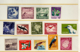 Nauru - 1966 - Serie Courante - Faune -  Flore - Activites -Neufs** - MNH - Nauru