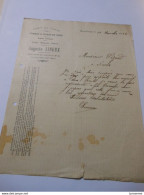 T638 / Facture AUGUSTE SINEUX - MESNILBOEUFS - Pommes Cidres En Gros - Le Mesnil Bœufs - Manche - Invoices