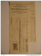 T590 / Facture Et Traite 1927 Betteraves Et Carottes GASTON GALLAY - LA COTE D'ARBROZ Par MONTRIOND - Haute-Savoie - Invoices