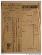 T592 / Facture Et Traite 1931 Importateurs HELIES, PONTEFRACT & MENES - 40 Boulevard Jean Jaurès à CLICHY SUR SEINE - Invoices