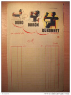 T568 / Facture Vers 1935 DUBO DUBON DUBONNET - Facturas