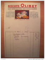 T561 / Facture 1936 BISCUITS OLIBET - Invoices