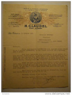 T190 / Facture Sté Des Laiteries Et Minoteries De La Vallée De La Vire Et Du Cotentin H. Claudel à Pont Hébert - Manche - Invoices