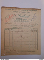 T081 / Facture Fabrique De Fromages Bleus E. VIALLARD à DIENNE Laiterie Moderne De La Vallée Du Col De Cabre - Cantal 15 - Invoices