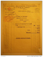 T171 / Facture Laiterie Beurrerie Fromagerie De La Vallée Du Cirieux à Saint Désir De Lisieux Calvados Beurre Camembert - Invoices