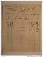 T541 / Facture 1921 Chaussures De Luxe GERME & Cie 26 Rue Martin-Bernard à Paris XIII° - Invoices