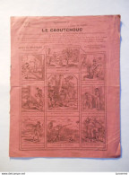 P136 - Protege-cahier Ancien LE CAOUTCHOUC - Librairie Ch. Delagrave 15 Rue Soufflot Paris - Book Covers