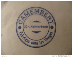 T723 / étiquette D'emballage Fromage CAMEMBERT Fabriqué Dans Les VOSGES 88 - Rechnungen