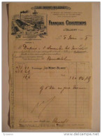 T083 / Facture Fromage LE MONT-BLANC - François CHAUTEMPS à VALLEIRY - Haute-Savoie - Invoices