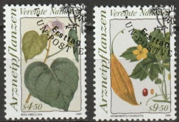 UNO Wien 1990 Mi-Nr. 102 - 103 O  Gestempelt Heilpflanzen ( 2626) - Used Stamps